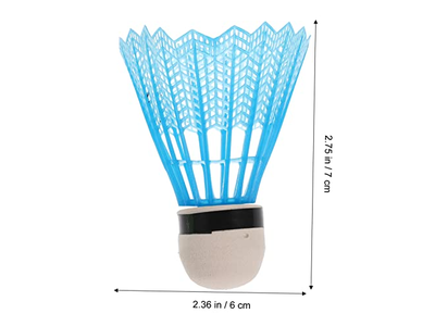 12Pcs Glow The Dark Birdies for Badminton